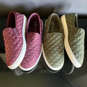 TWO FOR THE PRICE OF ONE!! Memory foam flats women’s size 10 shoes